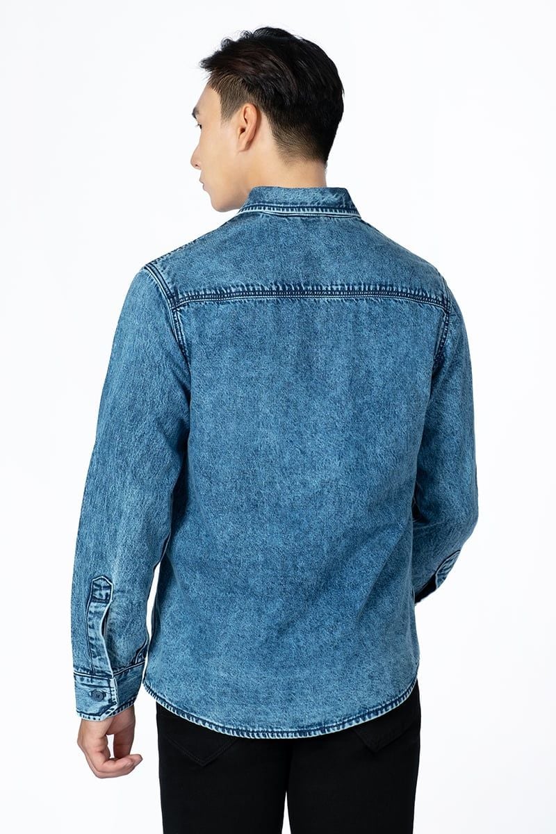  Áo Sơ Mi Denim Thời Trang WS24SS16P-LCRG 