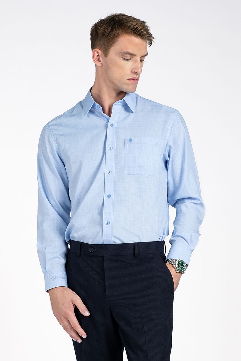  Áo Sơ Mi Form Vừa Tay Dài WS24SS26T-LDBB 