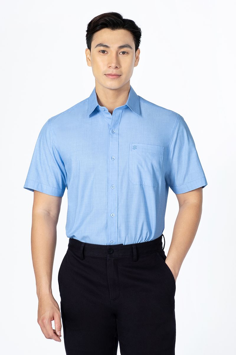  Áo Sơ Mi Công Sở Tay Ngắn WS24SS30T-SD 