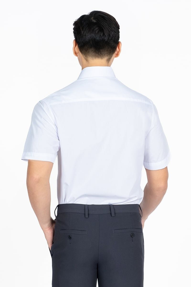  Áo Sơ Mi Công Sở Tay Ngắn WS24SS30T-SD 