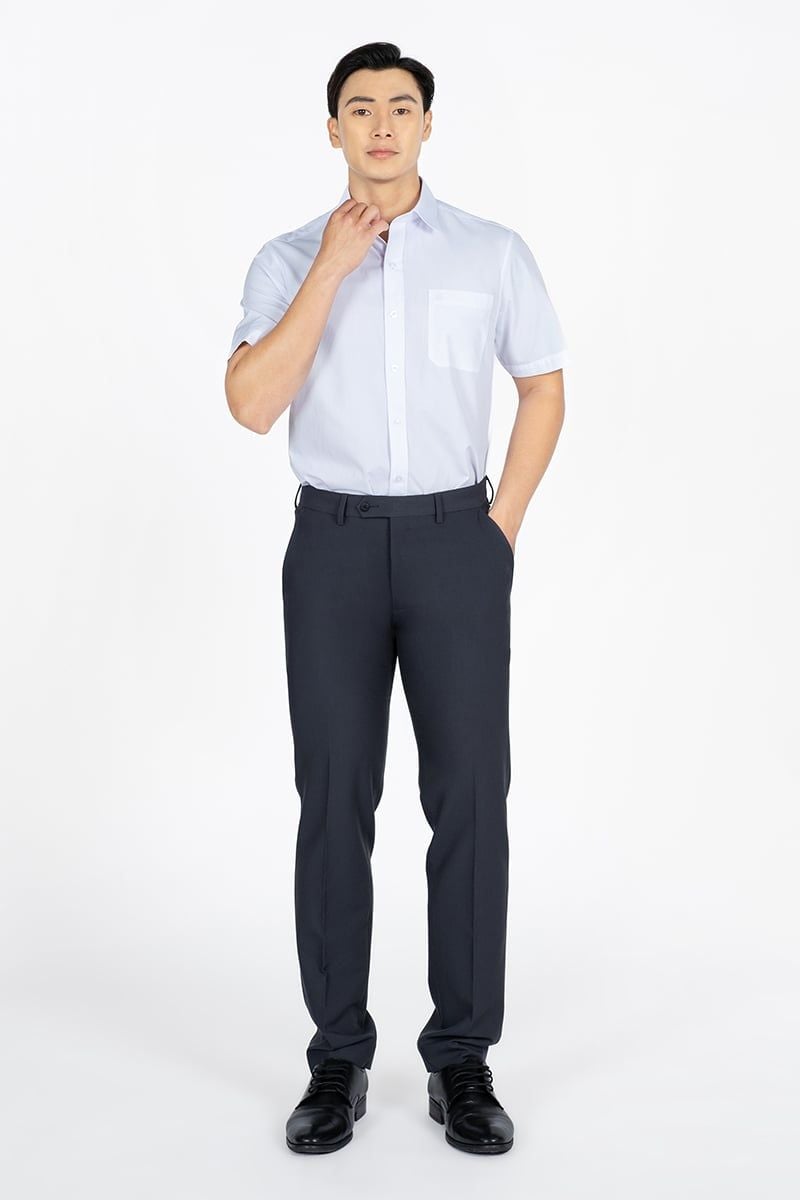  Áo Sơ Mi Công Sở Tay Ngắn WS24SS30T-SD 