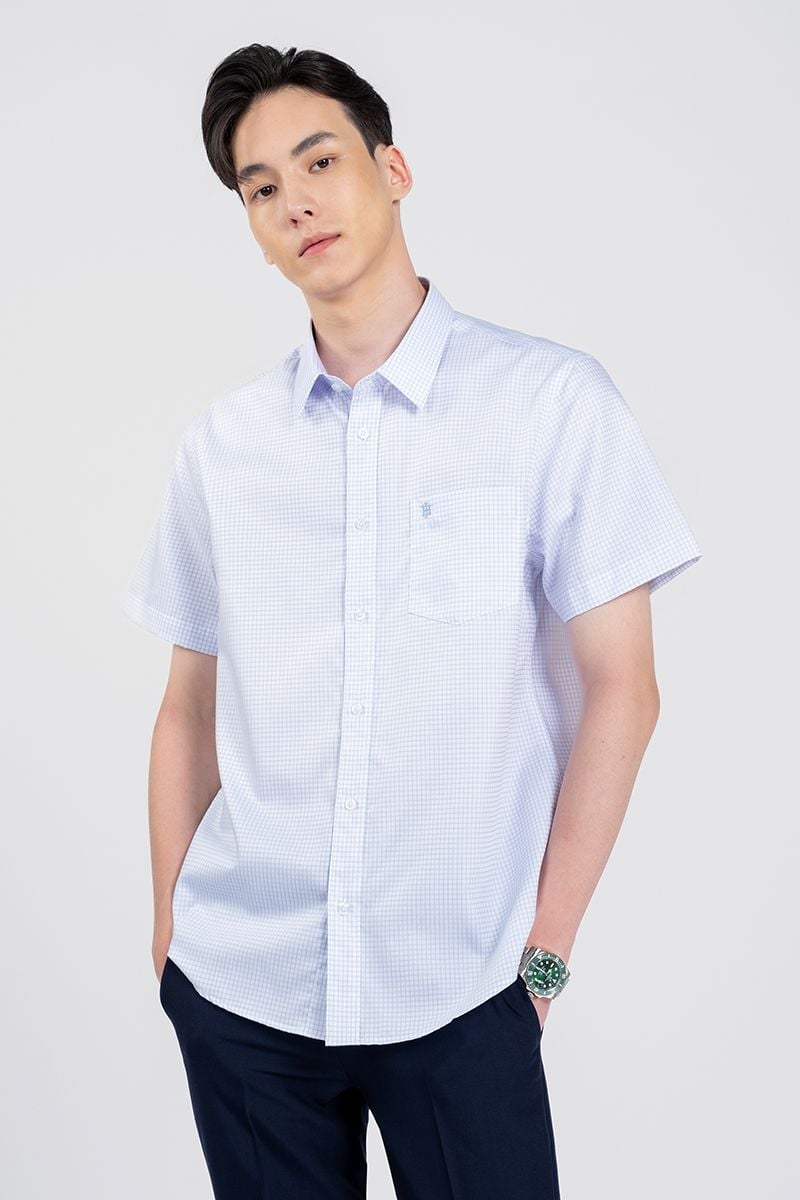  SƠ MI NAM COTTON CAO CẤP WS24SS36P-SD 