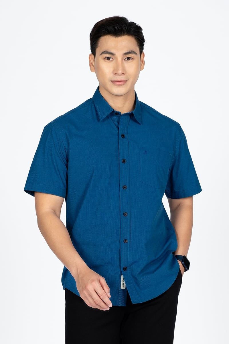  Áo Sơ Mi Nam Tay Ngắn WS24SS41P-SC 
