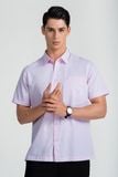  Áo Sơ Mi Nam Tay Ngắn Form Ôm WS25FH71P-SDBBEX 