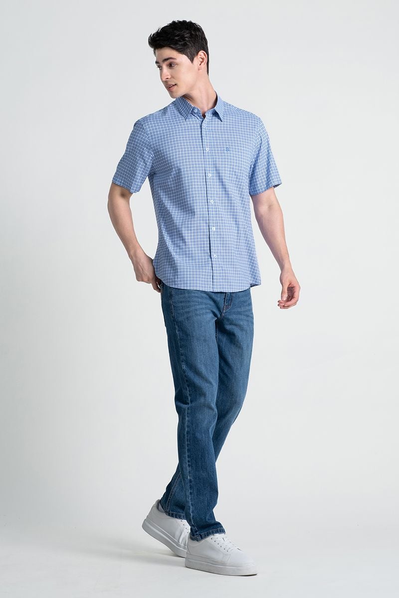  Áo Sơ Mi Tay Ngắn Form Ôm WS25SS01C-SDBB 