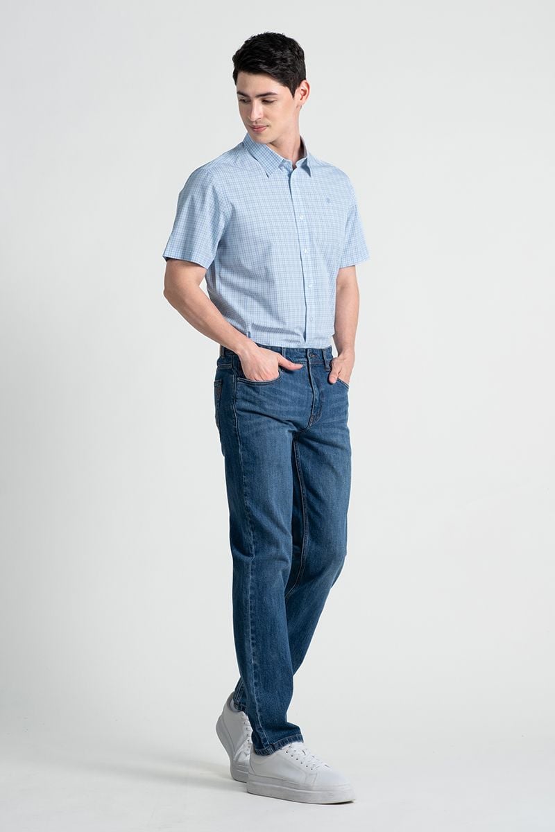  Áo Sơ Mi Tay Ngắn Form Ôm WS25SS05T-SDBB 