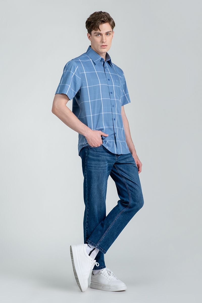  Áo Sơ Mi Nam Tay Ngắn Form Ôm WS25SS16C-SDFS 