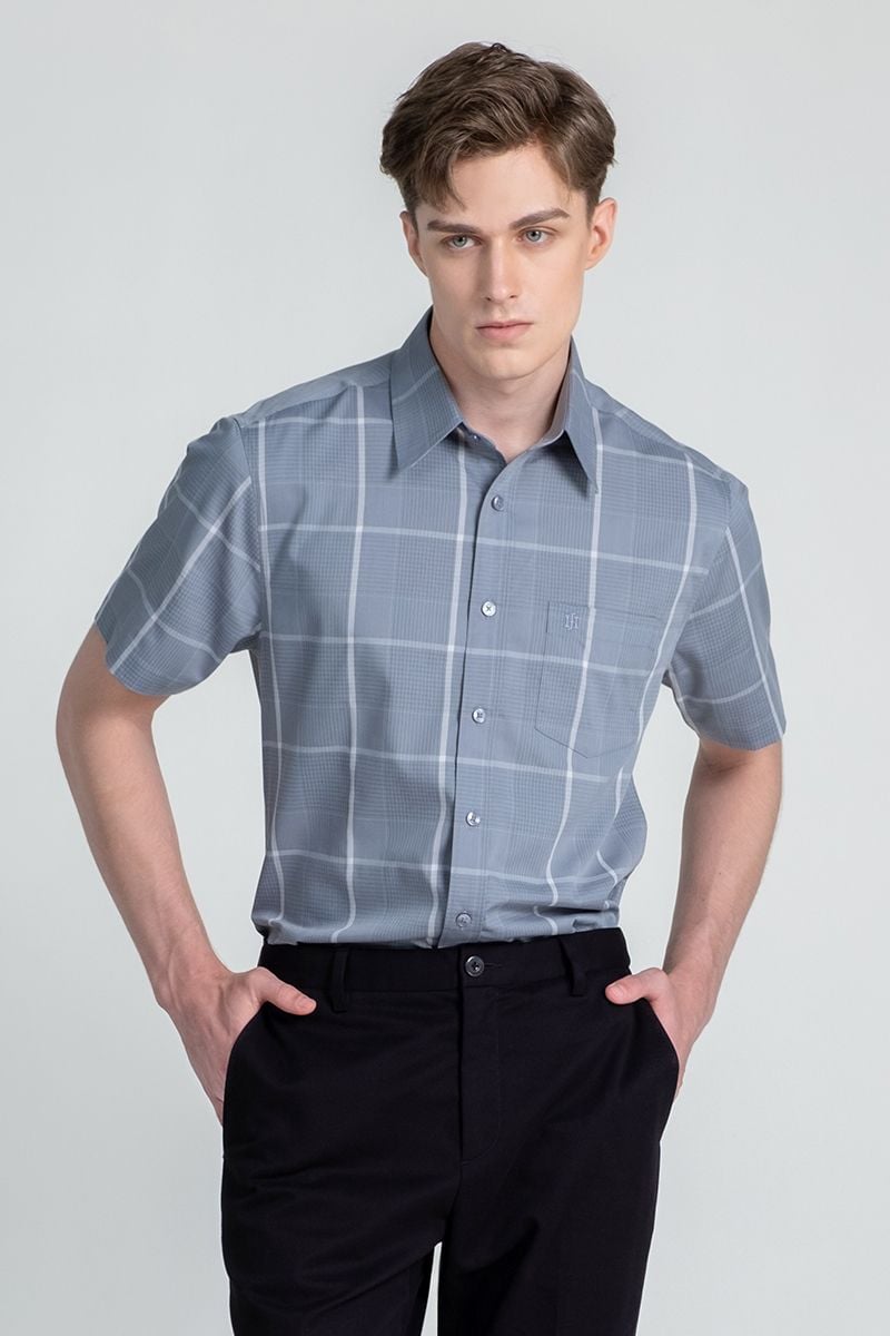  Áo Sơ Mi Nam Tay Ngắn Form Ôm WS25SS16C-SDFS 