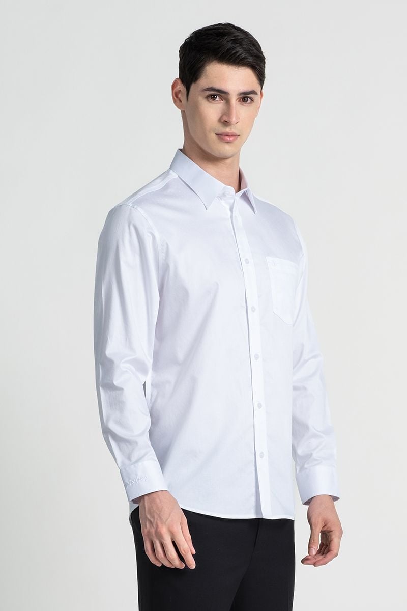  Áo Sơ Mi Tay Dài Form Ôm WS25SS18C-LD 