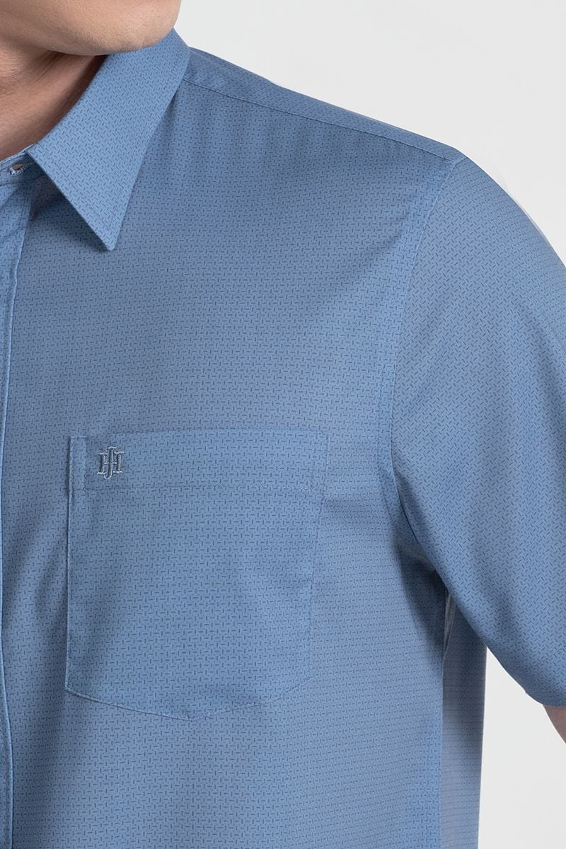  Áo Sơ Mi Nam Tay Ngắn Form Ôm WS25SS24P-SDBB 