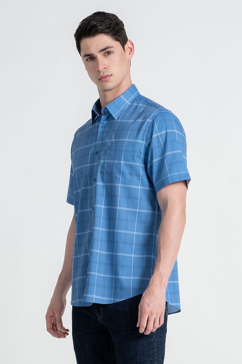  Áo Sơ Mi Tay Ngắn Form Ôm WS25SS28P-SDBB 