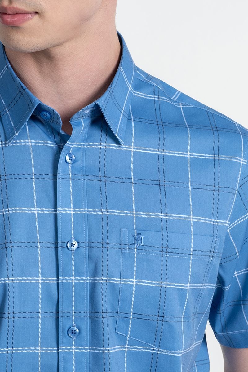  Áo Sơ Mi Tay Ngắn Form Ôm WS25SS28P-SDBB 