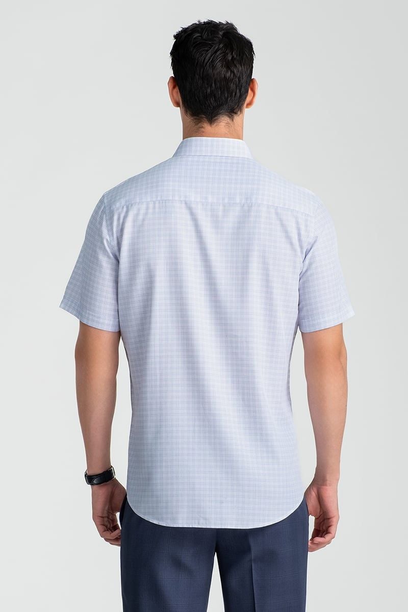  Áo Sơ Mi Tay Ngắn Form Ôm WS25SS32P-SDBB 