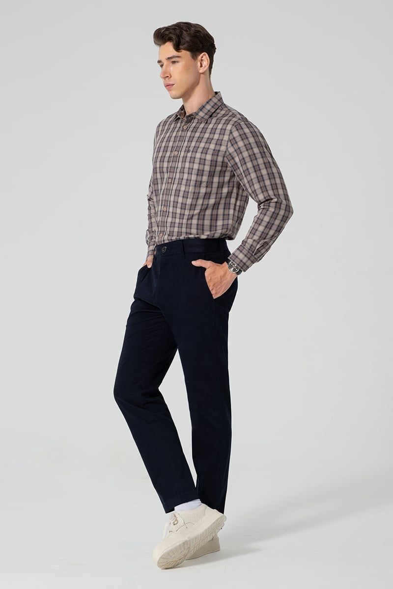  Áo Sơ Mi Tay Dài Form Vừa WS25SS35T-LCBB 