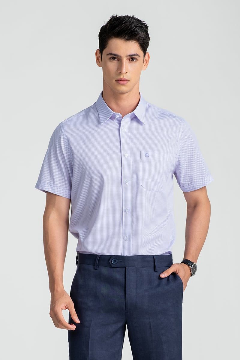  Áo Sơ Mi Nam Tay Ngắn Form Ôm WS25SS36T-SDBB 