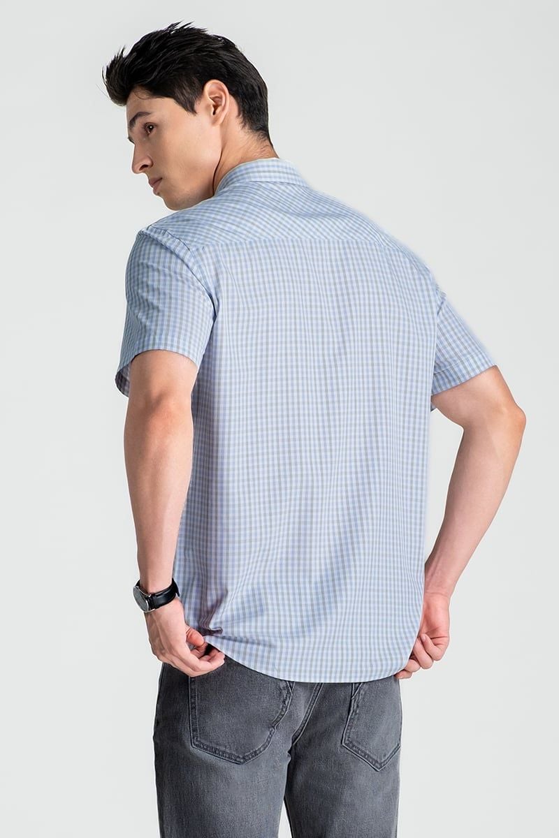  Áo Sơ Mi Nam Tay Ngắn Form Vừa WS25SS38C-SCBB 
