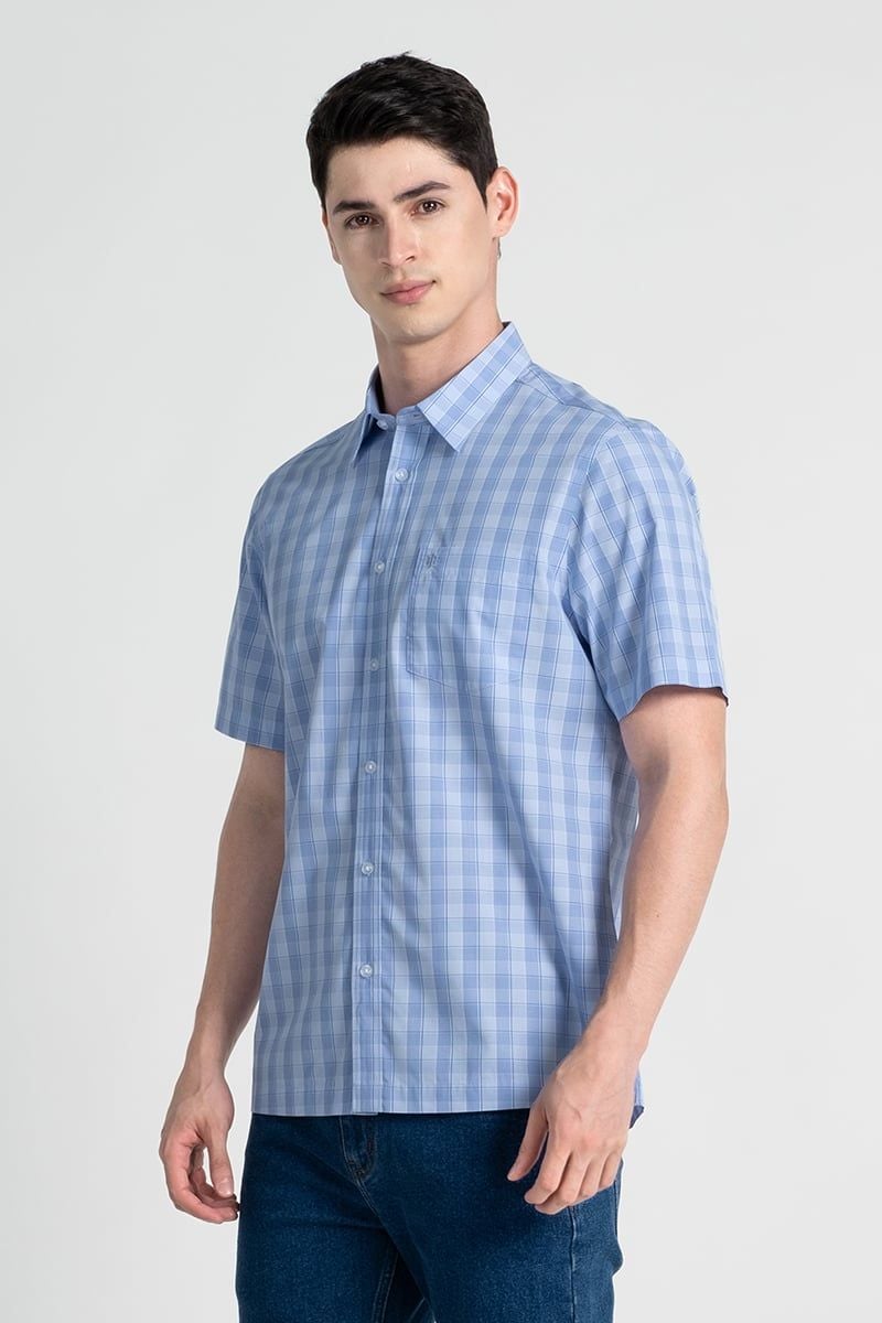  Áo Sơ Mi Nam Tay Ngắn Form Ôm WS25SS44C-SDBB 