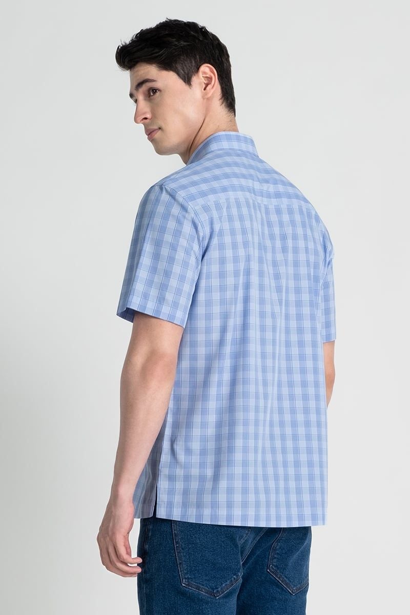  Áo Sơ Mi Nam Tay Ngắn Form Ôm WS25SS44C-SDBB 