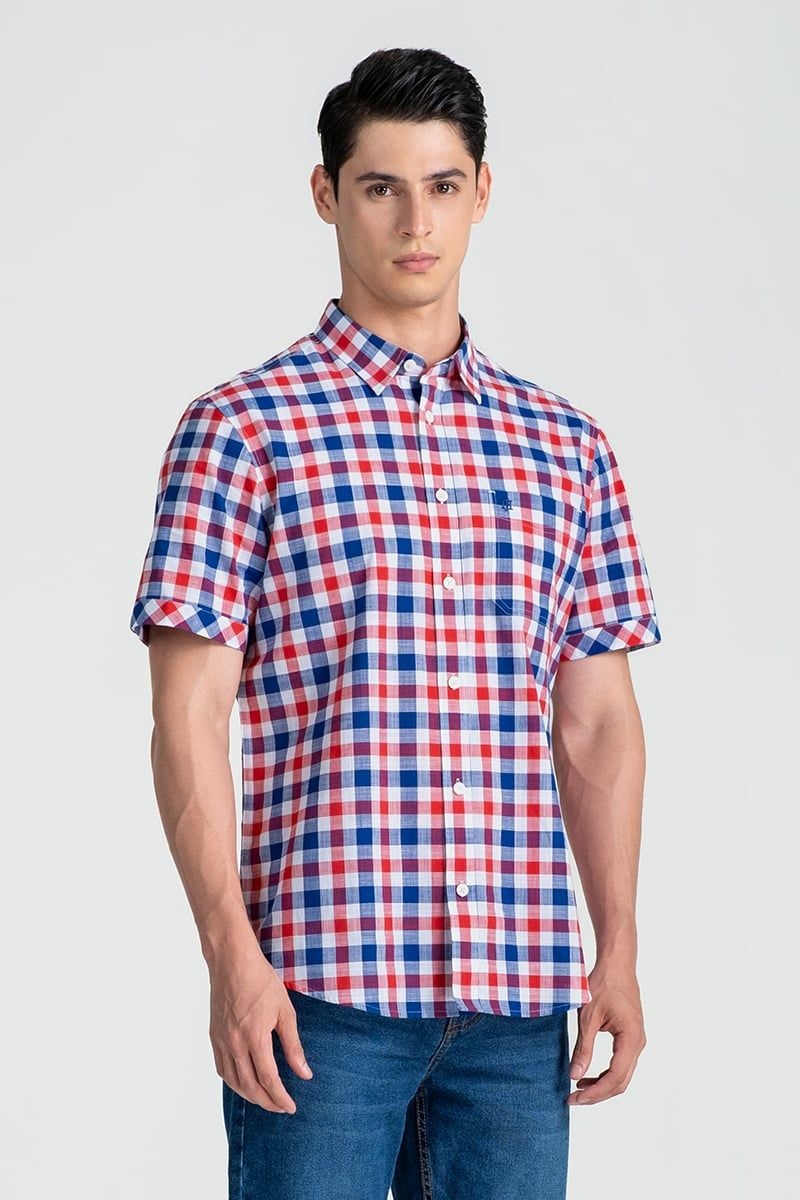  Áo Sơ Mi Nam Tay Ngắn Form Vừa WS25SS53P-SC 