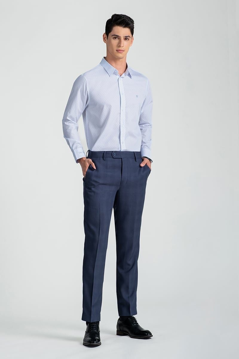  Áo Sơ Mi Nam Tay Dài Form Ôm WS25SS59C-LD 
