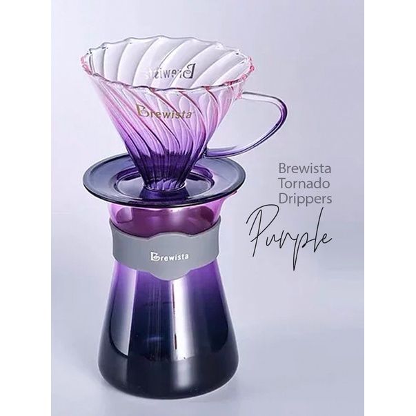 brewista artisan tornado glass dripper glass for 1 2cups purple bo binh pha brewista mau tim 1 2 cups