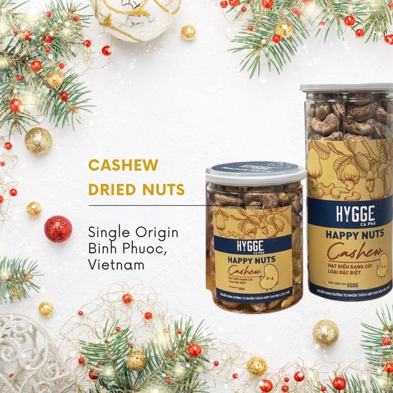 hat dieu rang cui happy nuts cua hygge ca phe 500g