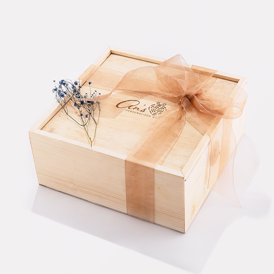  Hộp quà Tết 2024 - quà tết hộp gỗ cao cấp ANS 01 