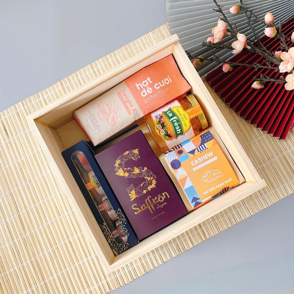  Combo hộp quà tết sức khỏe 2025 - quà doanh nghiệp ANS 33 