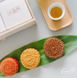  Bánh trung thu handmade - hộp gỗ Sen 04 