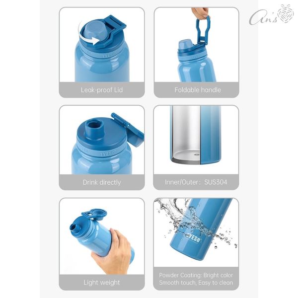  Bình giữ nhiệt TYESO in ấn Logo Doanh nghiệp BGN48 