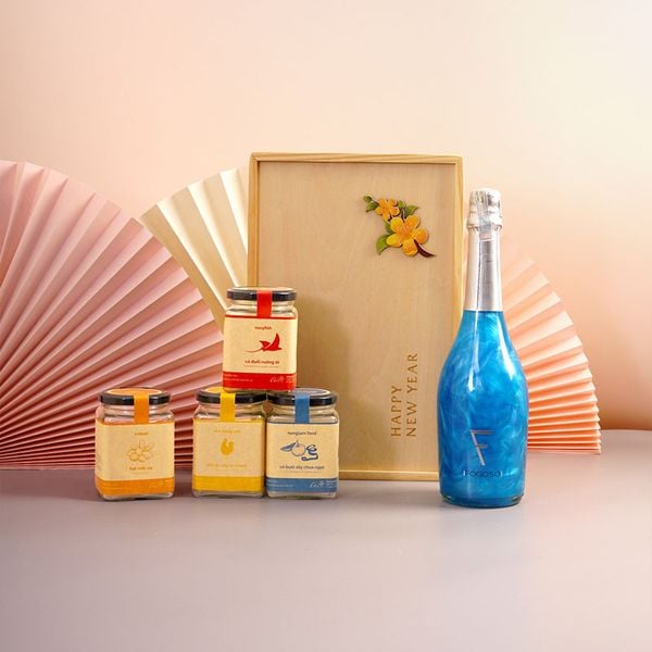 Hộp quà tết rượu vang