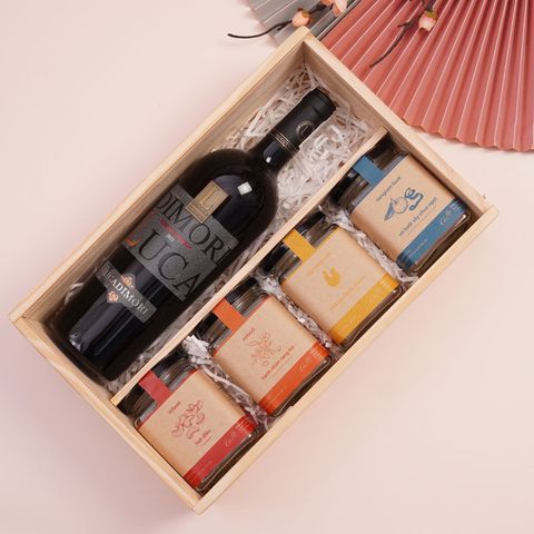  Quà tết hộp gỗ sang trọng tặng đối tác - Phú Quý 05 