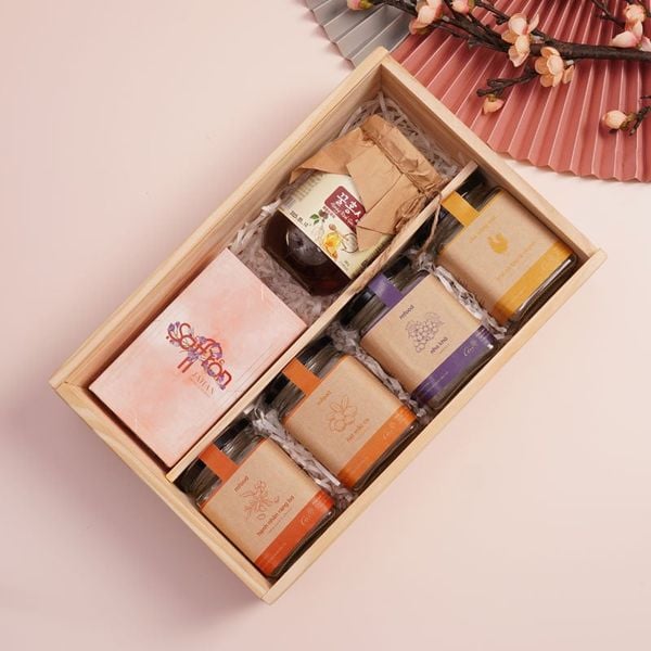 Hộp quà tết Saferon và mật ong