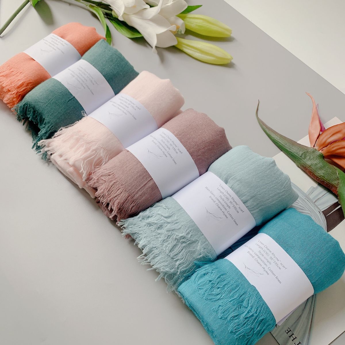  Hộp Quà 20/10, quà 8/3 gồm khăn Linen kèm bình 1001_W 