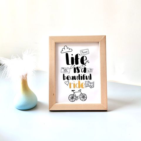  Khung ảnh gỗ thông sơn phủ nền size 13*18cm 