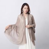  Khăn choàng mỏng Linen Charm Rhyme mã KC_1001 