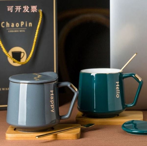  Set cốc trà cao cấp in logo LC05 