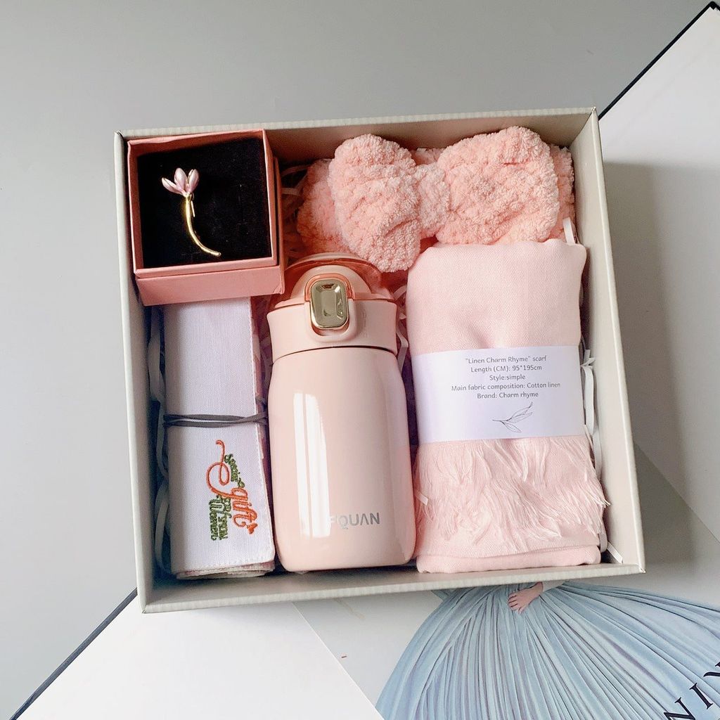  Full set quà tặng nữ tone hồng ý nghĩa GS1058 