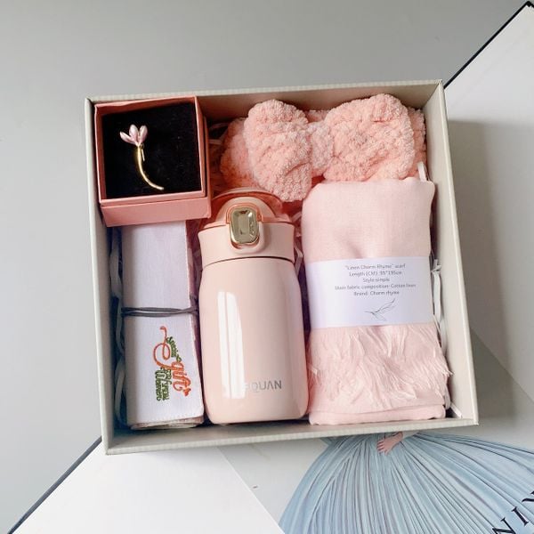  Full set quà tặng nữ tone hồng ý nghĩa GS1058 