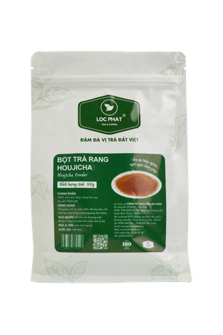 BỘT TRÀ RANG HOUJICHA (BỘT TRÀ XANH) LỘC PHÁT 500GR (24 GÓI/THÙNG)