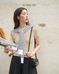 TUBYCATU | ÁO LEN LỖ CỔ TRÒN BASIC KNIT TOP