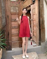 TUBYCATU | ĐẦM MẪN HOA ĐỎ