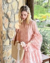 TUBYCATU | LITA BEGIE/ PINK FLORAL DRESS