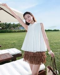 TUBYCATU | HEBE LACE WHITE SHIRT (LIMITED)