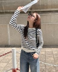 TUBYCATU | Knit striped sweater nhiều màu