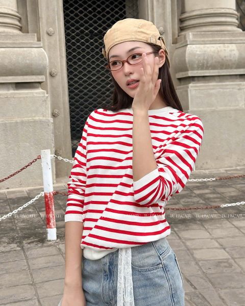 TUBYCATU | Knit striped sweater nhiều màu