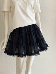 TUBYCATU | CHÂN VÁY ĐEN FLYNN SKIRT