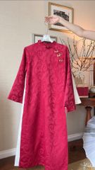 TUBYCATU | SET ÁO DÀI GẤM NGỌC CẦM NHIỀU MÀU (ÁO VÀ QUẦN)