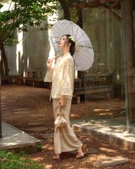 TUBYCATU | CHÂN VÁY DÀI SATIN MÀU NUDE/ ĐEN/ ĐỎ