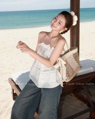 TUBYCATU | LYLOU LACE TOP - WHITE